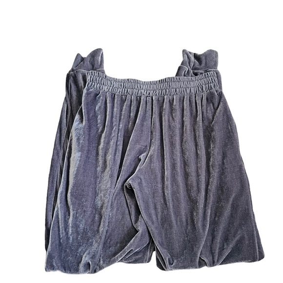 Generation love gray crushed velvet pants - Picture 4 of 4